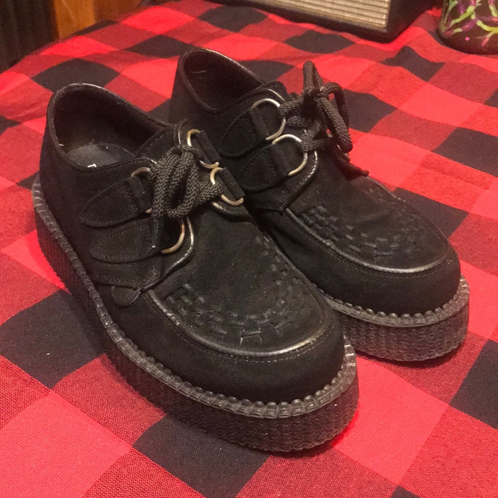 Underground UK Single Sole Creepers Suede